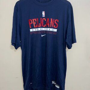 Nike NBA New Orleans Pelicans Team Issue Practice Shirt Men CV3861-419 NEW